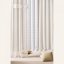 Moderne cremefarbene Gardine  Marisa  mit silbernen Ösen 140 x 260 cm