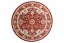 Crveni okrugli tepih u vintage stilu - Veličina: Širina: 100 cm