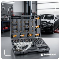 Tester vstrekovačov Common Rail – diagnostická sada 31 ks na meranie prepadov