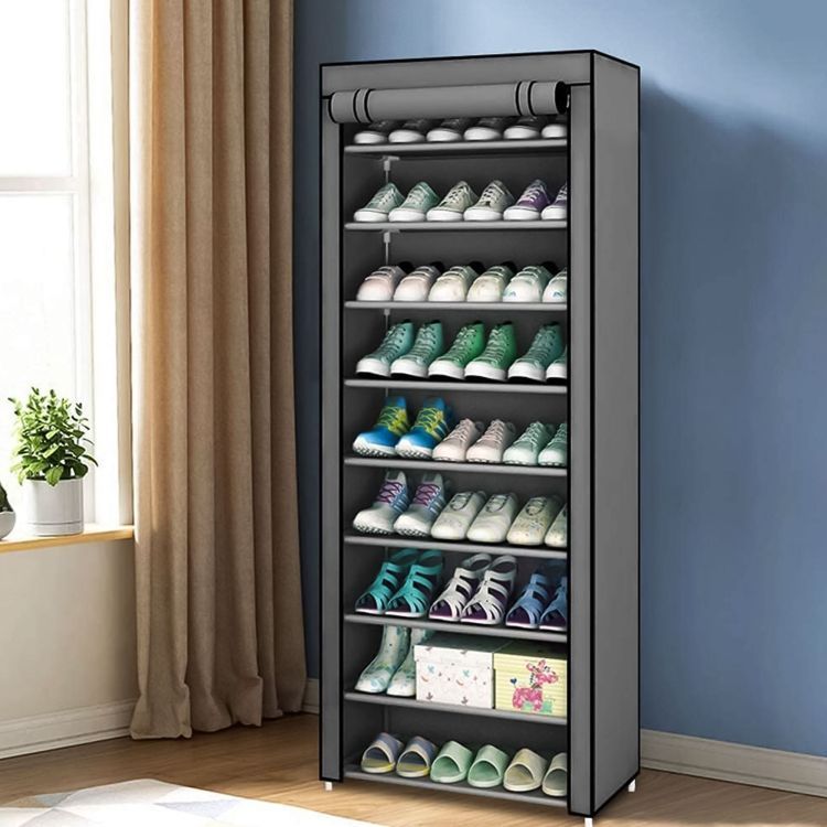 Textilszekrény cipők és ruhák számára