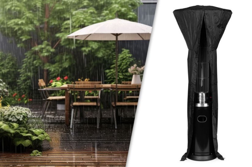 Încălzitor patio pe gaz - 9 kW, 216 cm