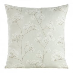 Калъфка за възглавница с деликатен десен на бели цветя