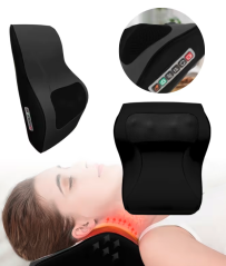 Elektrisches Auto-Massagekissen mit Heizung 38 x 33 x 12 cm
