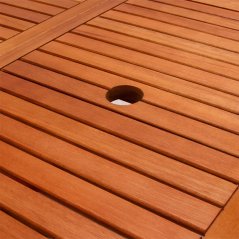 Sklopivi vrtni stol Alabama od drva akacije 160 x 85 x 75 cm