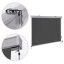 Vertikalna balkonska tenda 171 x 240 cm - rolo zavjesa za balkon i terasu, siva