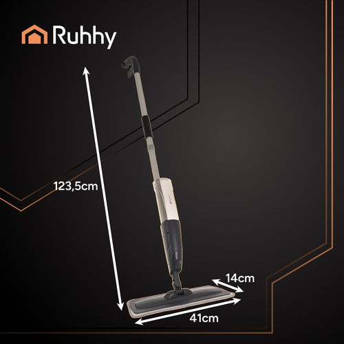 Praktischer Mopp mit Sprühkopf - 41 cm