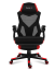 Ergonomické herní červené křeslo s opěrkou nohou COMBAT 3.0