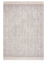 Designer-Wollteppich in Creme-Grau ALSTER