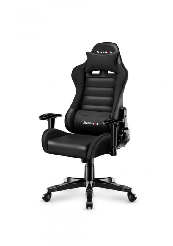 Ergonomické čierne herné kreslo pre teenegerov