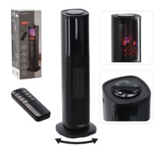 Încălzitor electric tip coloană cu efect de flacără 2000 W