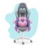 Dětská hrací židle Rainbow fialovo-šedá
