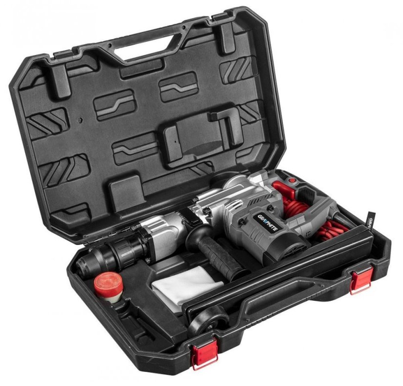 Martello demolitore SDS Max 1300W, alloggiamento in GRAFITE