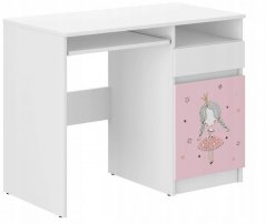 Detský písací stôl s princezničkou 76x50x96 cm