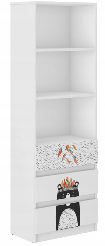 Raft pentru jucării pentru copii cu un urs frumos 180x33x60 cm