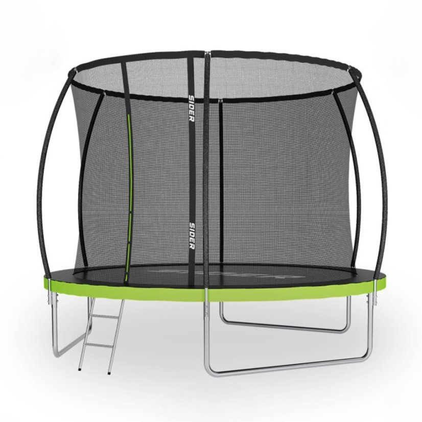 Trambulină mare pentru copii cu plasă și scară SIDER 12FT - diametru 374 cm
