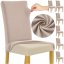 Set de huse pentru scaune din catifea elastică - 6 buc