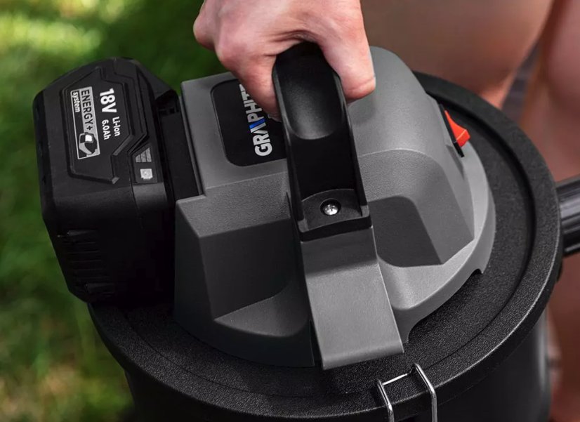 Vysávač popola 15 l HEPA filter GRAPHITE Energy+