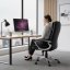 Ergonomická kožená kancelárska stolička s dvojitou výplňou