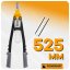 Nitovacie kliešte na trhacie nity 525 mm – nity 3,2–6,4 mm