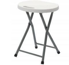 Сгъваем кетъринг стол - бял