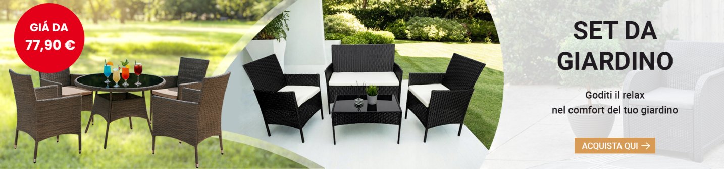 Set da giardino