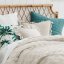 Luxusný francúzsky prehoz na posteľ běžovej farby