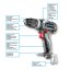 Trapano a batteria Energy+ 18V 58G019-SET1 GRAPHITE Trapano a batteria Energy+ 18V 58G019-SET1 GRAPHITE