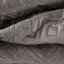 Copriletto trapuntato beige con motivo geometrico - Misure: Larghezza: 220 cm | Lunghezza: 240 cm