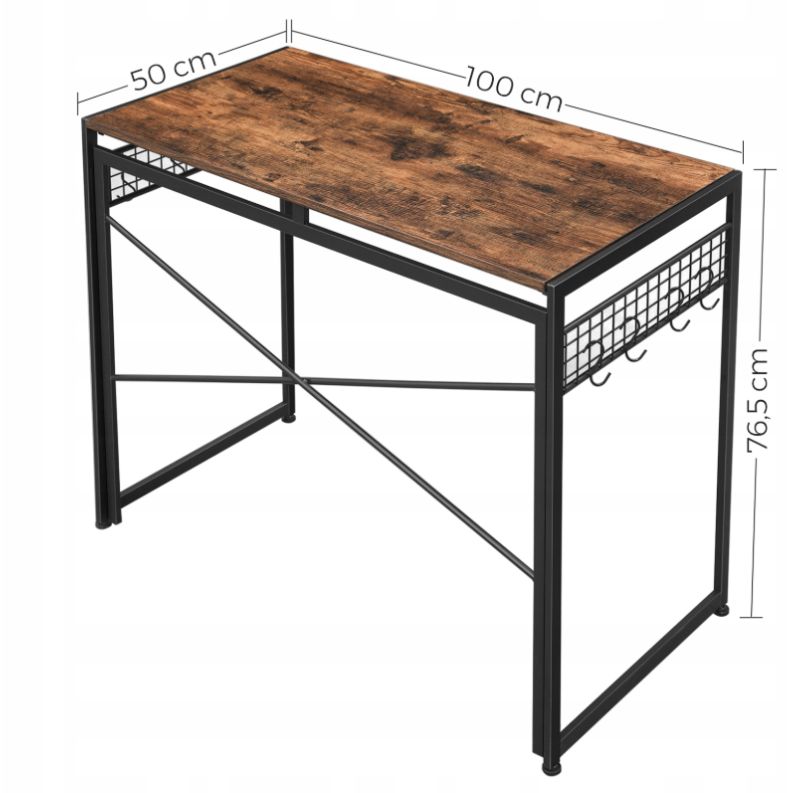 Kancelársky pracovný stôl VASAGLE LWD42X