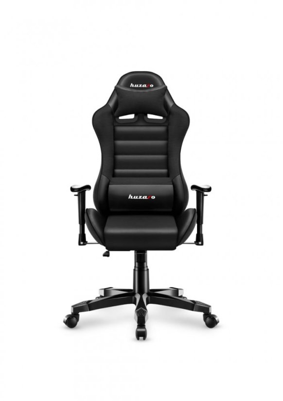 Ergonomické čierne herné kreslo pre teenegerov