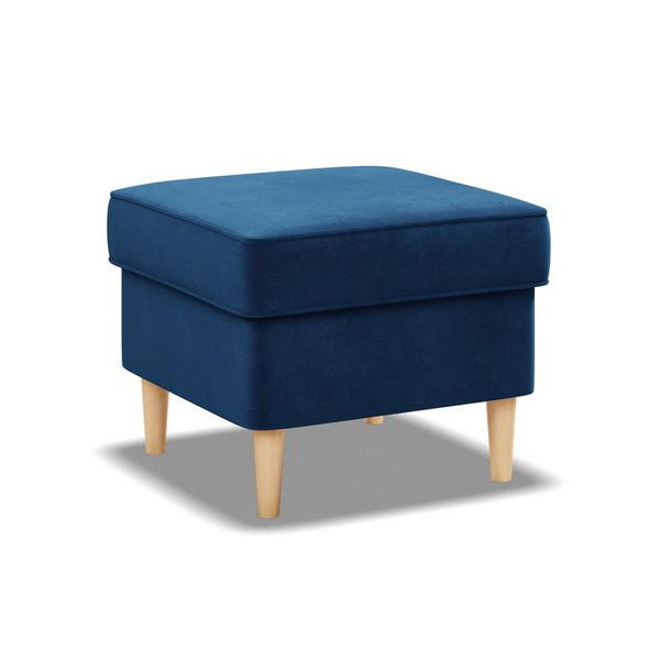 Tmavomodrá taburetka v škandinávskom štýle