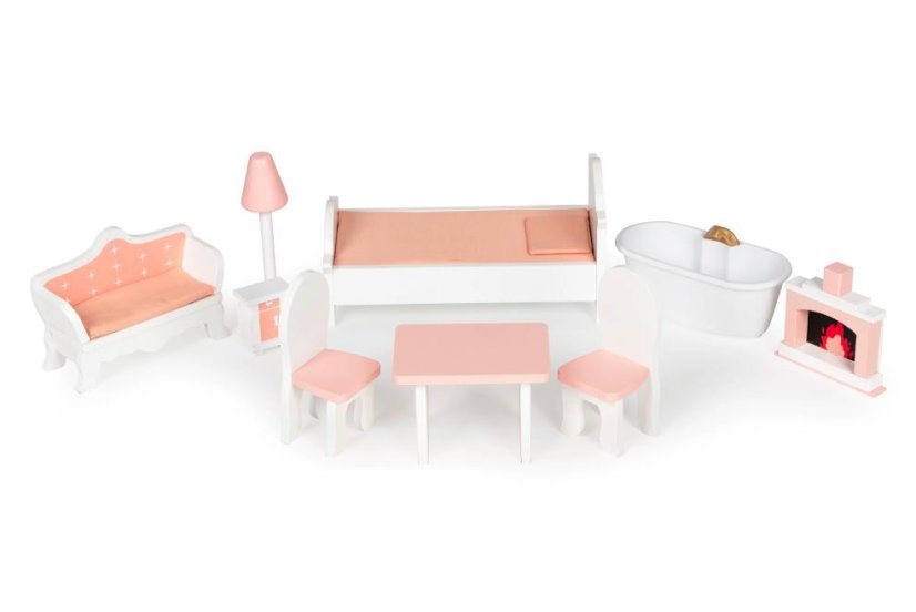 Veľký domček pre bábiky Barbie so súpravou nábytku