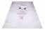 Covor pentru copii cu motivul unei pisici adorabile  - Dimensiunea covorului: Lăţime: 80 cm | Lungime: 150 cm