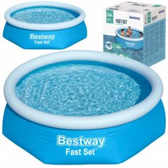 Bestway nafukovací bazén s golierom 244 x 61 cm - 1880 l