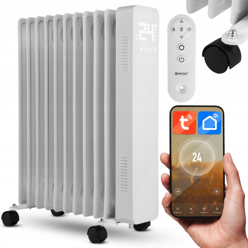 Elektrický olejový radiátor MalTec ProOil2500WW