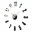 Schwarzer Aufkleber Uhr für Schlafzimmer