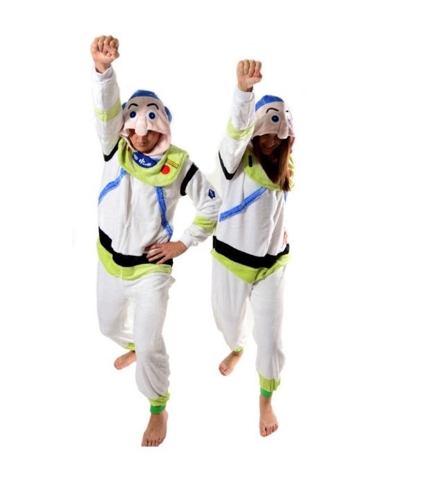 Pohodlné pyžamové overaly KIGURUMI s motívom astronauta veľkosť M