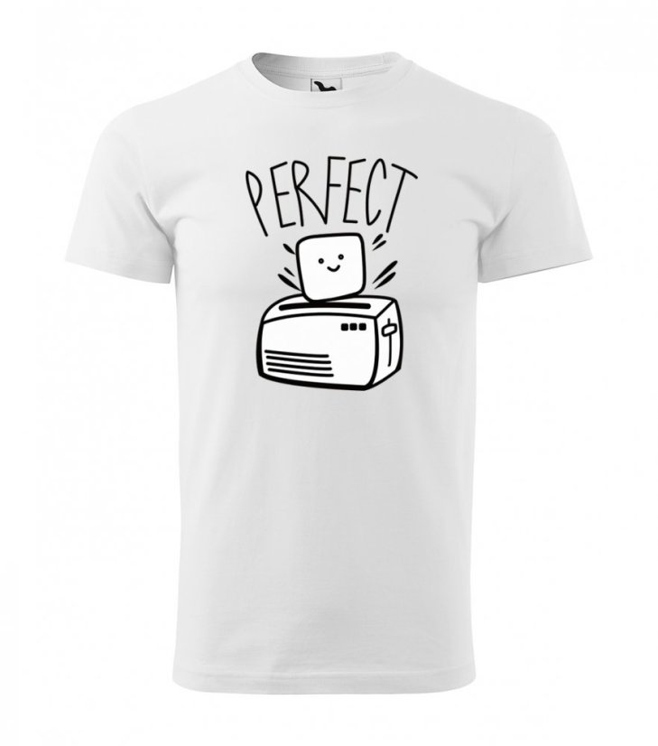 Fehér férfi Valentin-napi rövid ujjú póló rövid ujjal