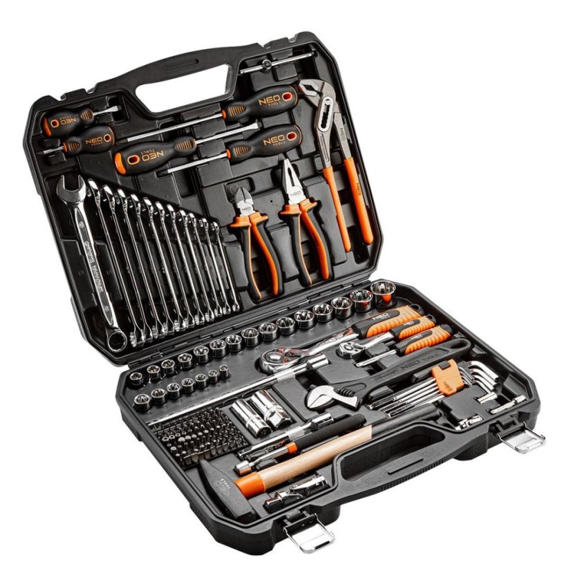 NEO TOOLS set alata od 143 dijela – Cr-V čelik, S2 bitovi