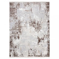 Beige-grauer Teppich im Vintage-Design