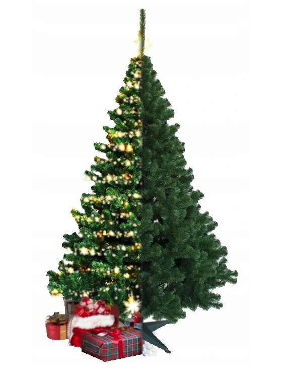 Classico Albero di Natale artificiale,  abete robusto 150 cm