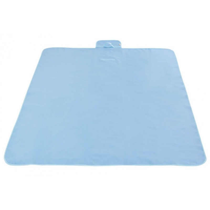 Pikniková deka v bledě modré barvě 200 x 145 cm