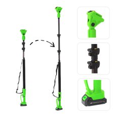 Teleszkópos hosszabbító nyél akkumulátoros szerszámokhoz