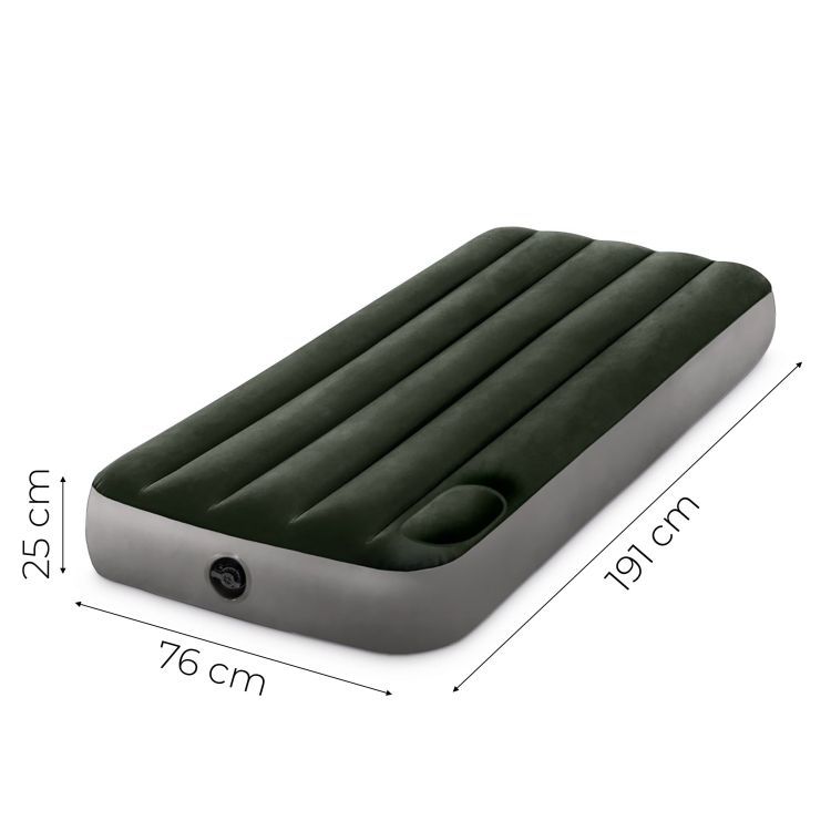 Saltea gonflabilă 191 x 76 x 25 cm cu pompă de picior încorporată