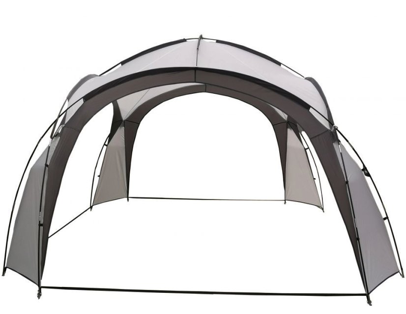 Tenda a padiglione per picnic in giardino 3,5 x 3,5 m grigio
