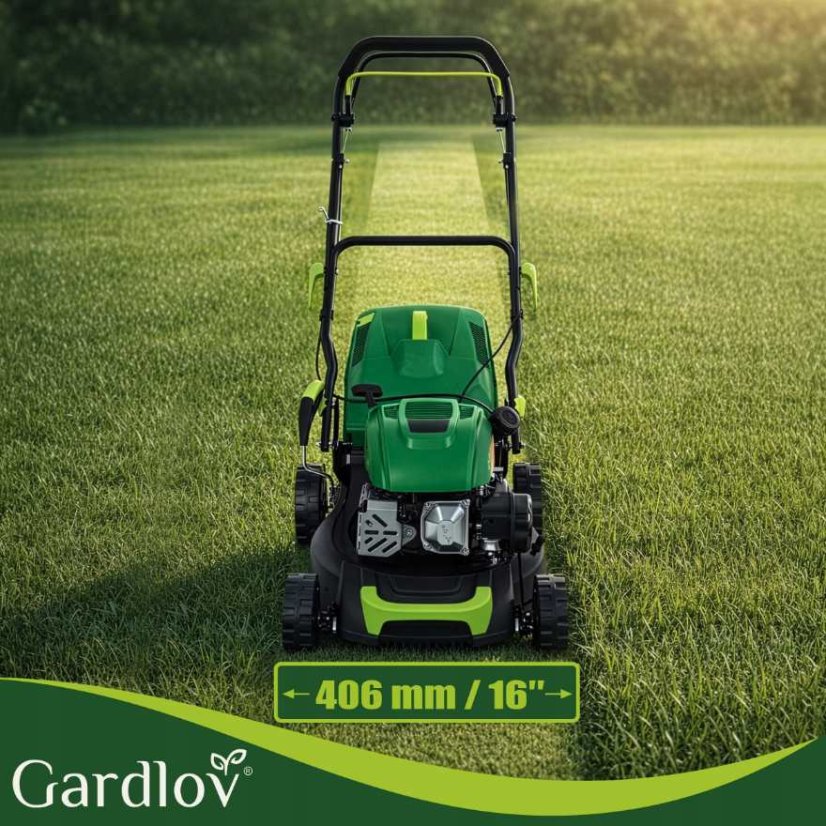 Benzinmotoros fűnyíró hajtással GARDLOV DriveX - 149 cm³, 50 l-es kosárral