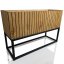 Елегантна саксия, изработена от естествен дъбов фурнир LOFT FIORINO 62X22X40 см