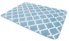 Minőségi kék színű szőnyeg 120 x 170 cm