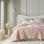 Feel Világos rózsaszín bársonyos ágytakaró 200 x 220 cm