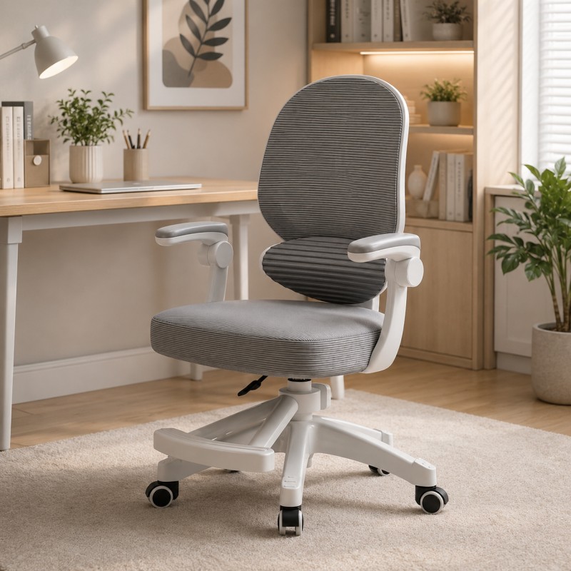 Ergonomická otočná detská herná stolička na kolieskach